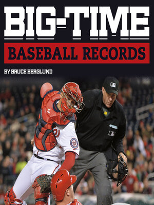 cover image of Big-Time Baseball Records